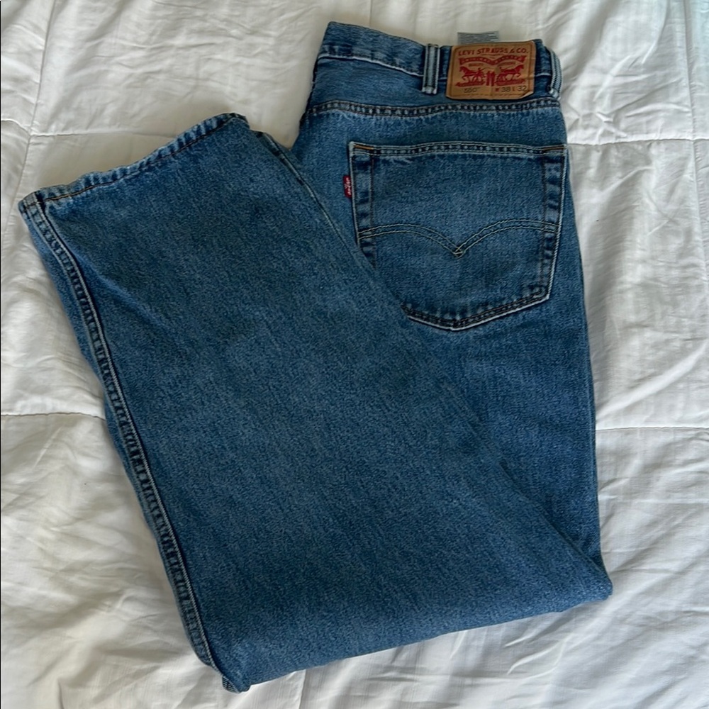 Levi's Men's Blue Jeans 550 38x 32